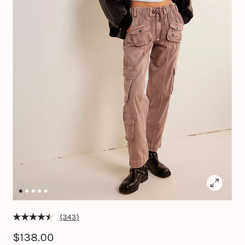 Tahiti Freepeople Cargo Pants